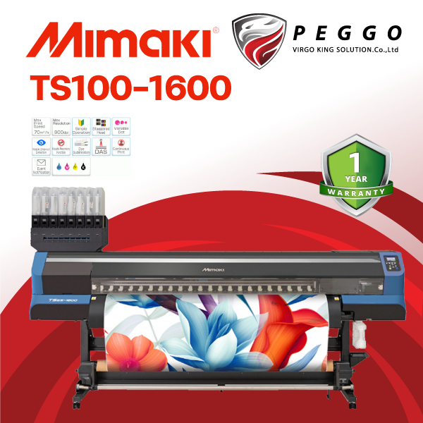เครื่องพิมพ์ซับลิเมชั่น Mimaki ts100-1600