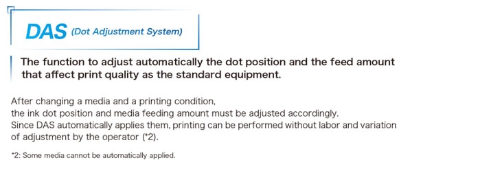 DAS Dot adjust system