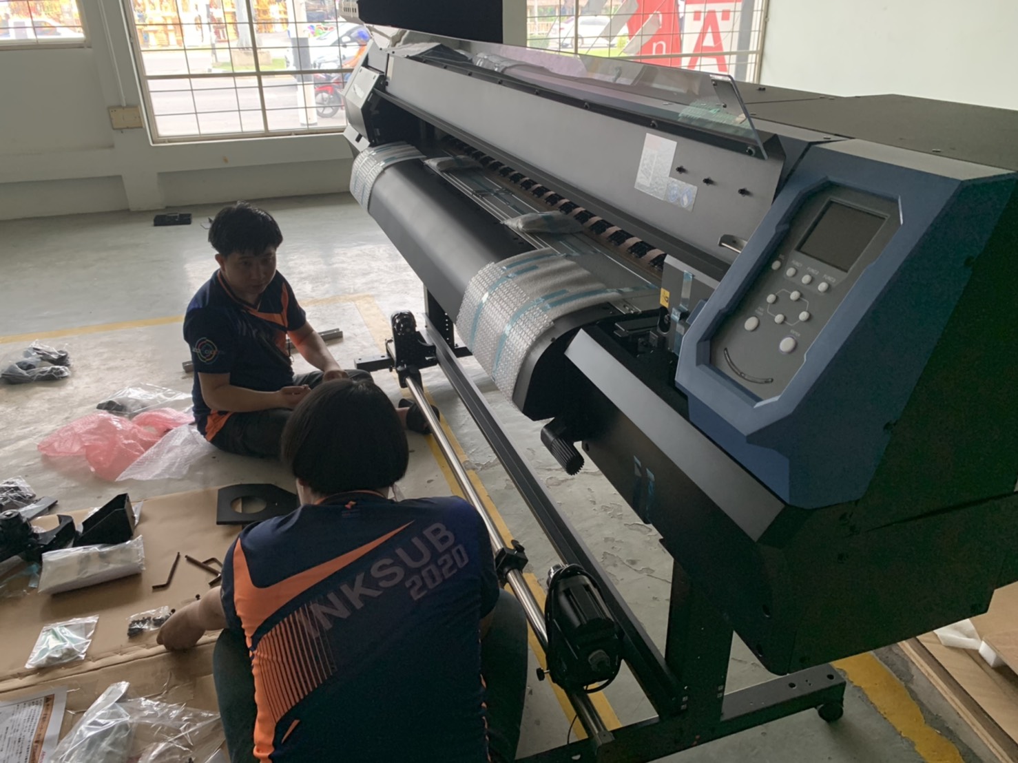 ติดตั้ง Mimaki ts100-1600
