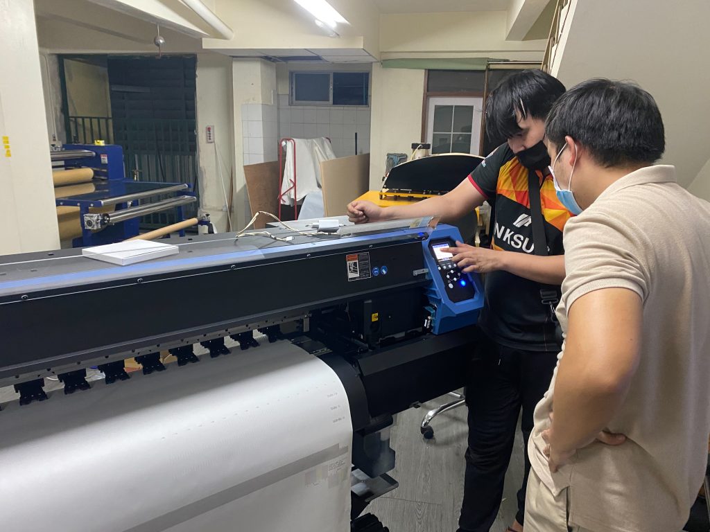 สอนการใช้งานเครื่องปริ้นเสื้อ Mimaki ts100-1600